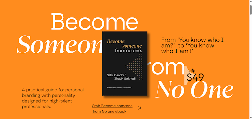 Become Someone From No One by Sahil Gandhi and Bhavik Sarkhedi